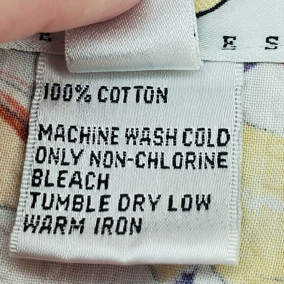 Talbots Floral Sleeveless Blouse Large - Picture 7 of 7